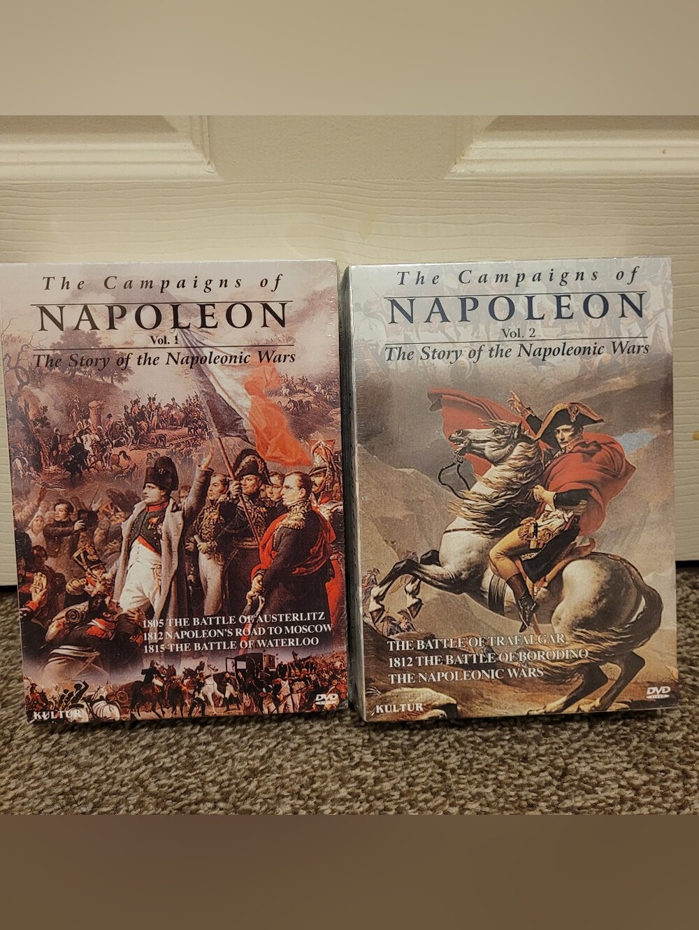 The Campaigns of Napoleon : Napoleonic Wars Vol. 1 & Vol. 2 DVD Set -